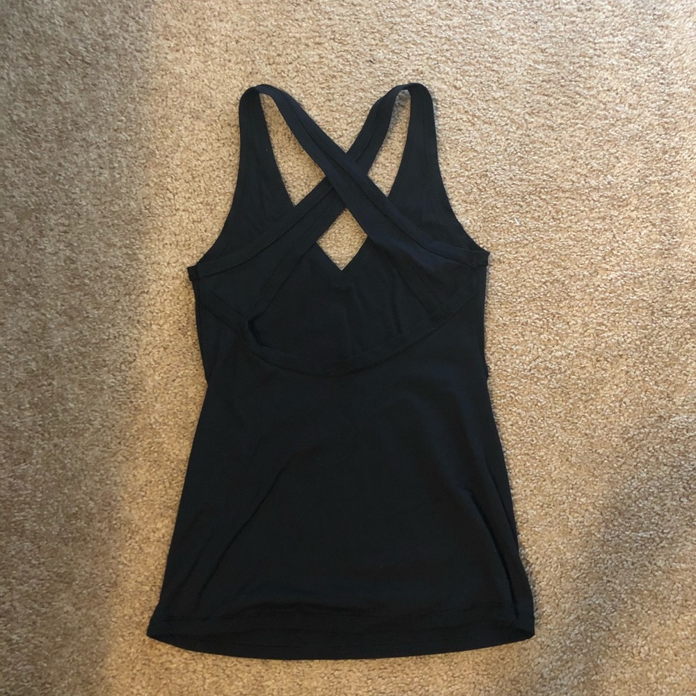 Lululemon criss cross low back tank